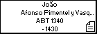 João Afonso Pimentel y Vasques da Fonseca