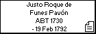 Justo Roque de Funes Pavón