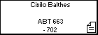 Cixilo Balthes 