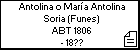Antolina o María Antolina Soria (Funes)