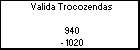 Valida Trocozendas