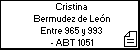 Cristina Bermudez de León