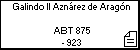 Galindo II Aznárez de Aragón 