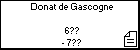 Donat de Gascogne 