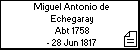 Miguel Antonio de Echegaray