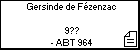 Gersinde de Fézenzac 