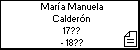 María Manuela Calderón