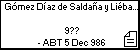 Gómez Díaz de Saldaña y Liébana