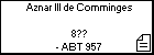Aznar III de Comminges 