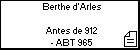 Berthe d'Arles 