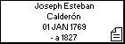 Joseph Esteban Calderón
