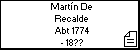 Martín De Recalde