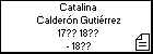 Catalina Calderón Gutiérrez