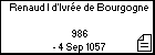 Renaud I d'Ivrée de Bourgogne 