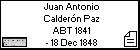 Juan Antonio Calderón Paz