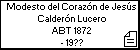 Modesto del Corazón de Jesús Calderón Lucero