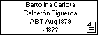 Bartolina Carlota Calderón Figueroa