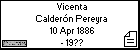 Vicenta Calderón Pereyra