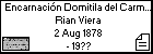 Encarnación Domitila del Carmen Rian Viera