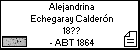 Alejandrina Echegaray Calderón