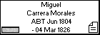 Miguel Carrera Morales