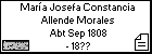 María Josefa Constancia Allende Morales