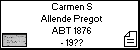 Carmen S Allende Pregot