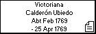 Victoriana Calderón Ubiedo