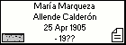 María Marqueza Allende Calderón