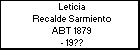 Leticia Recalde Sarmiento