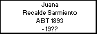 Juana Recalde Sarmiento