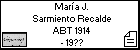 María J. Sarmiento Recalde