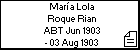 María Lola Roque Rian