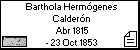Barthola Hermógenes Calderón