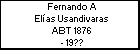 Fernando A Elías Usandivaras