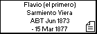 Flavio (el primero) Sarmiento Viera