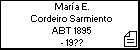María E. Cordeiro Sarmiento
