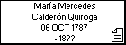 María Mercedes Calderón Quiroga