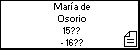 María de Osorio