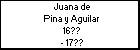 Juana de Pina y Aguilar