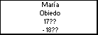 María Obiedo