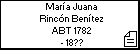 María Juana Rincón Benítez