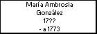 María Ambrosia González