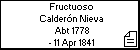 Fructuoso Calderón Nieva