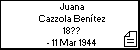 Juana Cazzola Benítez