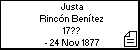 Justa Rincón Benítez