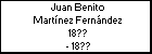 Juan Benito Martínez Fernández