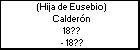 (Hija de Eusebio) Calderón