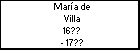 María de Villa