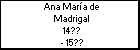 Ana María de Madrigal